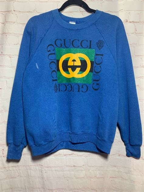 vintage gucci sweatshirt teal|886 results for vintage gucci sweatshirt .